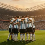 Lionel Messi y la selección argentina preparándose para defender el título mundial en 2026