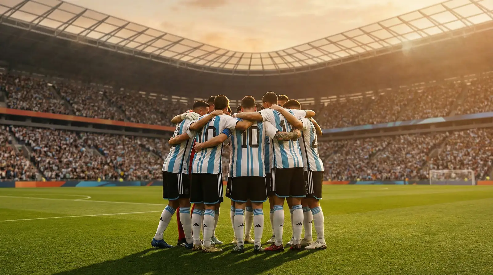 Lionel Messi y la selección argentina preparándose para defender el título mundial en 2026