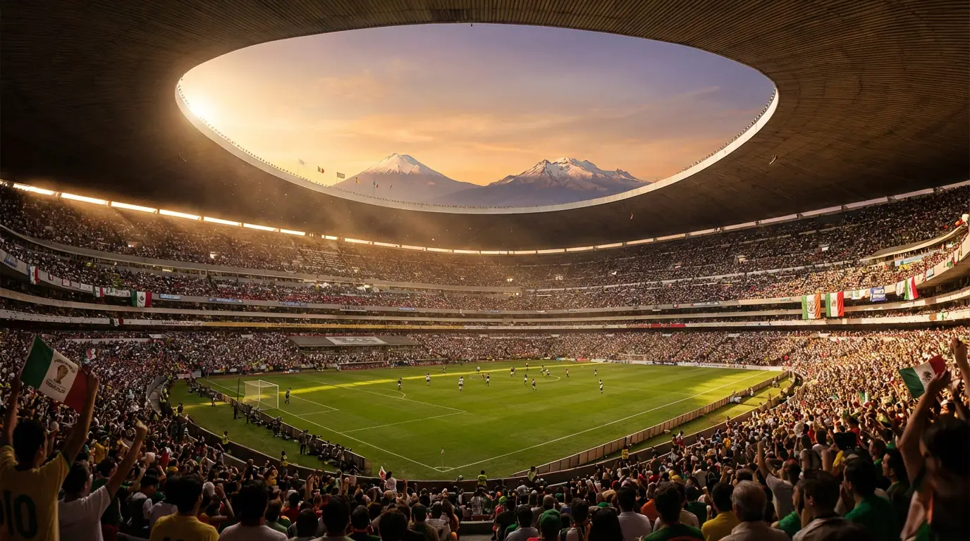 Estadio Azteca en Ciudad de México, sede del partido inaugural del Mundial 2026