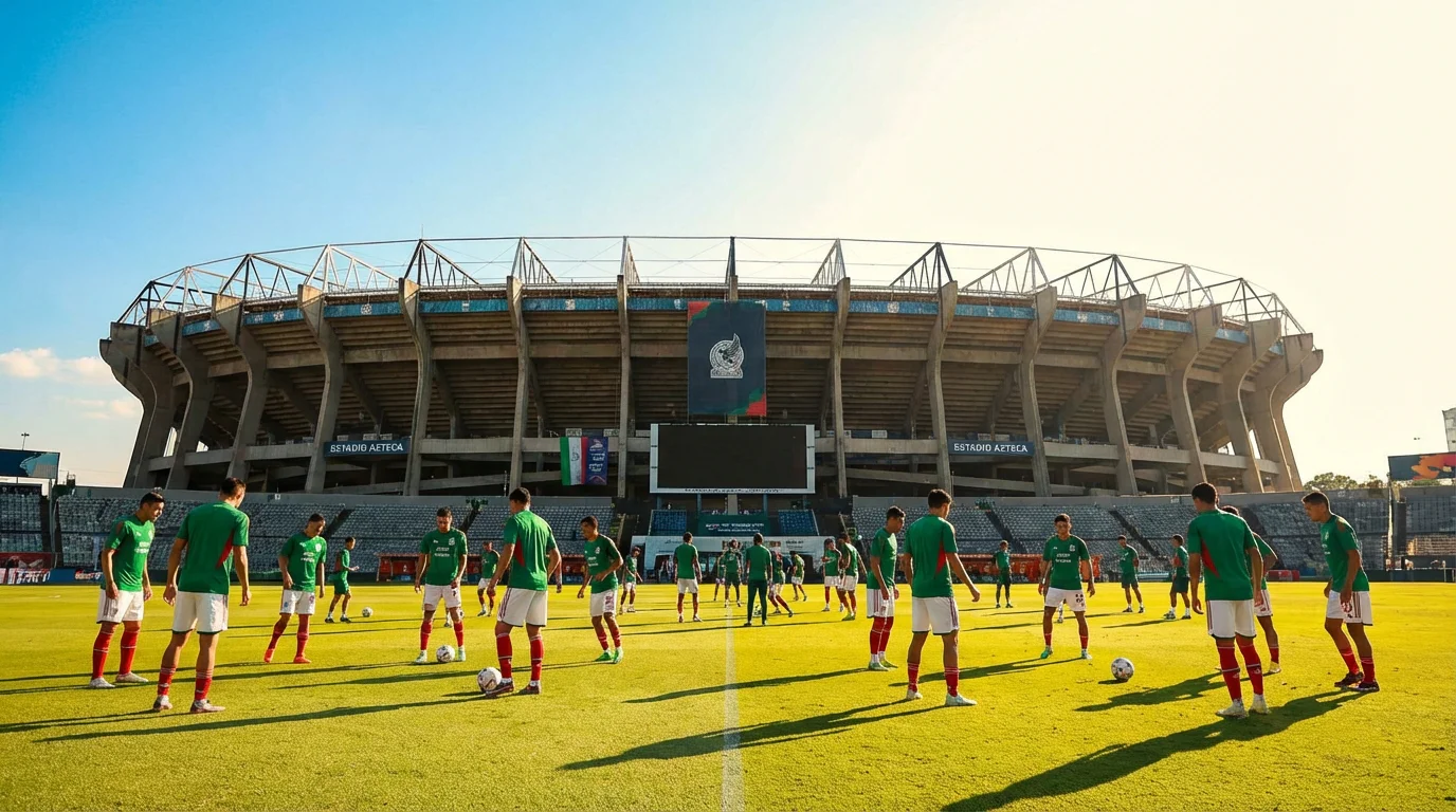 Selección mexicana preparándose para el Mundial 2026 en casa