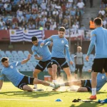 Selección uruguaya preparándose para el Mundial 2026