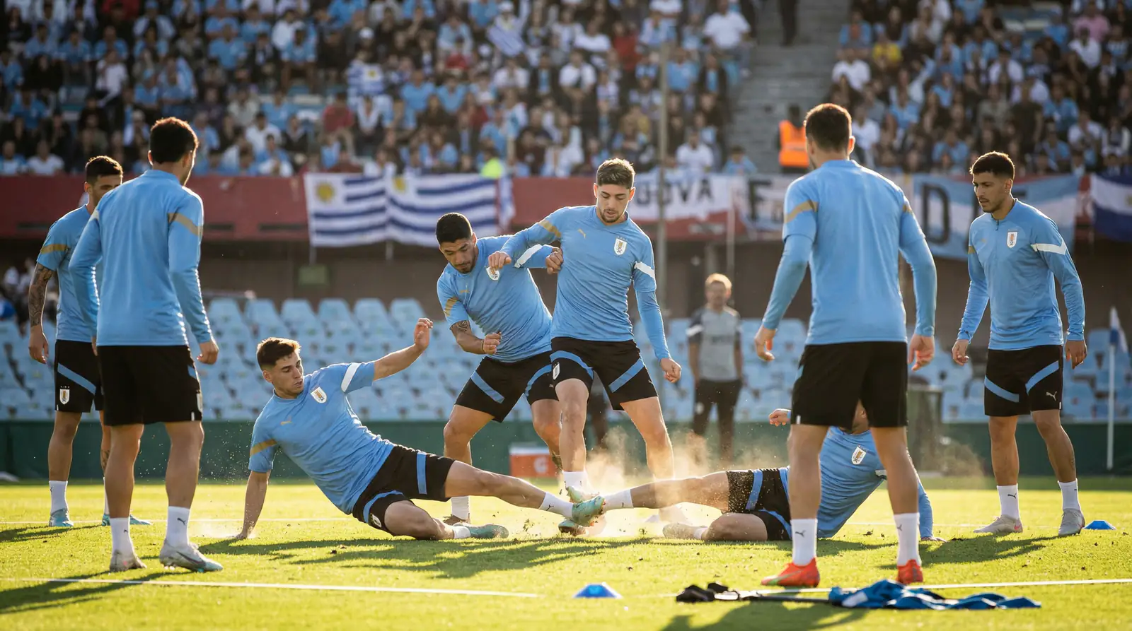 Selección uruguaya preparándose para el Mundial 2026