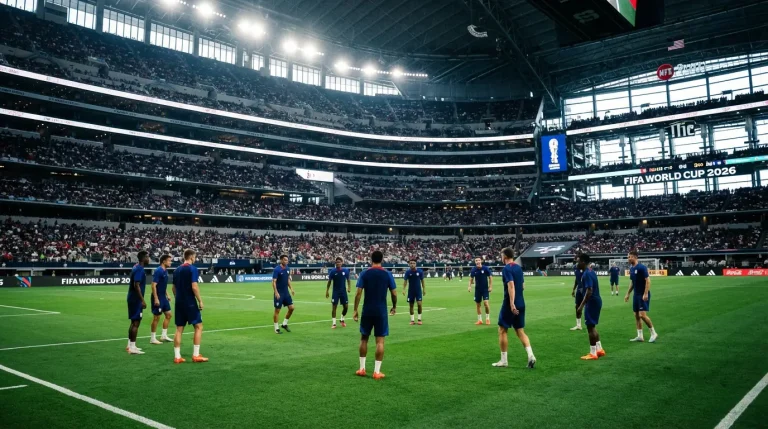 Selección de Estados Unidos preparándose para el Mundial 2026 en casa